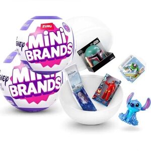 Disney Store Capsule Series 3 Mini Brands Novelty Unbox Surprise  ZURU Lot Of 2!